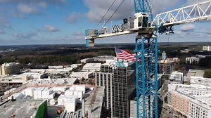 Catch the checkered flag 🏁waving from the crane outside our new HQ that's being built. Thanks to Team Member Matt S., our Lead IT Service Engineer, for this video. | Advance Auto Parts
