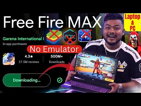 How To Install Free Fire Max In Laptop Without Emulator | Bina Emulator Ke Free Fire Kaise Khele