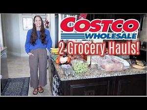 Two Costco Grocery Hauls in One! | Weekly Costco Shopping + New Finds! Cooking For A Crowd & Family!