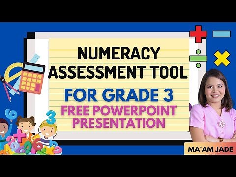 NUMERACY ASSESSMENT TOOL GRADE 3/FREE POWERPOINT PRESENTATION /MA'AMJADE