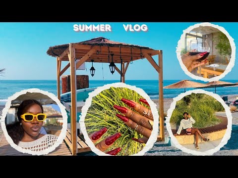 Relaxing Beach Vlog: Summer Food, Views & Aesthetic Day in My Life