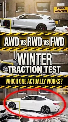 Winter Traction Test: AWD, RWD or FWD — What Actually Gets You Moving?