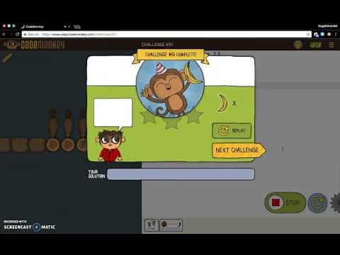 CodeMonkey levels 48-54!