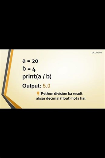Python Class 4 | Why Python Gives 5.0 Instead of 5