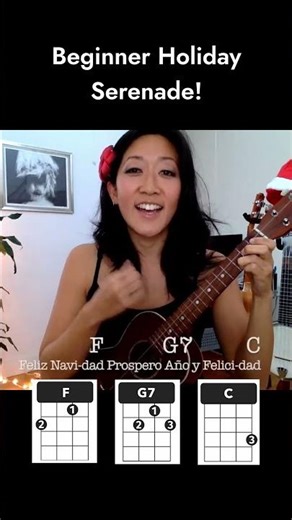 Easiest Holiday Song! 🎄 #ukulele