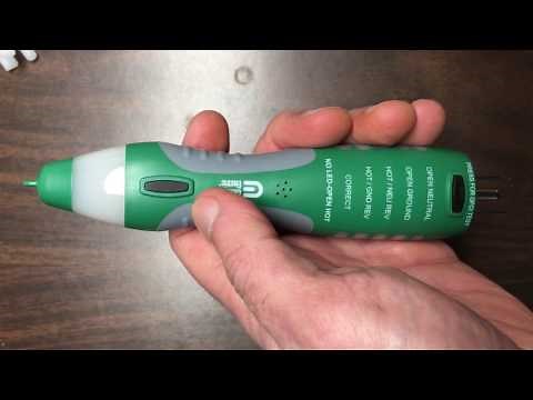 Commercial Electric Non-Contact Voltage Tester & GFCI Outlet Analyzer