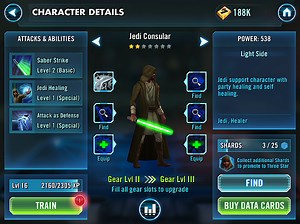 SW Galaxy of Heroes Character Guide [Leveling, Training   Stat Tips] - Player Assist | Game Guides & Walkthroughs