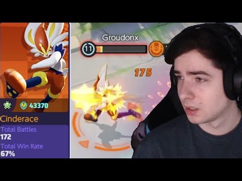 This is the Best CINDERACE Player in the World | Pokemon Unite