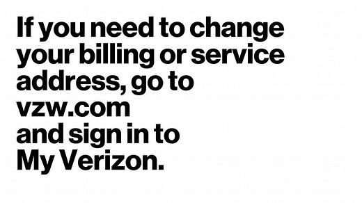 How to Change Billing or Service Address