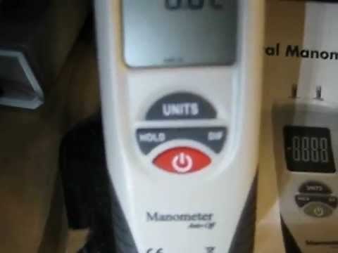 Digital Manometer Test