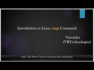 xargs command | video-1 | Introduction to xargs and usages | powerful command of Linux