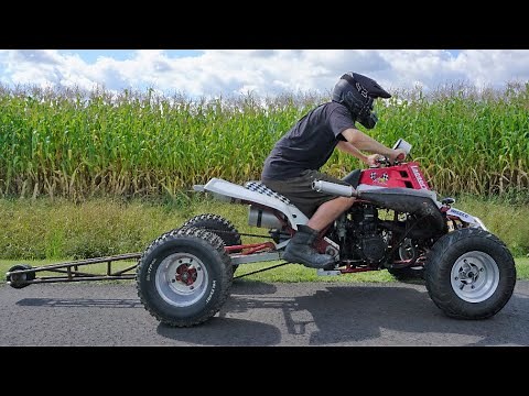 110 HP Custom Yamaha Banshee TOP SPEED Test (INSANE TORQUE)