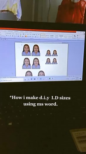DIY Passport and ID Picture Sizes Tutorial Using MS Word