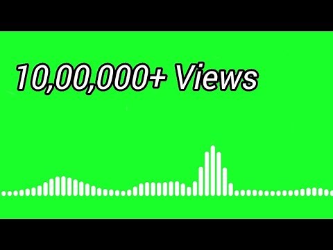 Audio Spectrum Visualizer Green Screen HD 2018