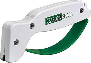 AccuSharp Garden Tool Sharpener, Diamond-Honed Tungsten Carbide Blades, Restores, Repairs, Sharpens & Hones Lawnmower Blades, Secateurs, Limb Loppers, Hoes, Shovels, and Scythes