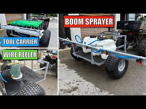 Building A Multi Use Farm ATV Trailer From Scratch || Making Life A Little Easier