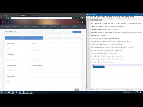 Tutorial How to create your own channels in Xtream UI panel