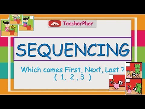 SEQUENCING (WHAT COMES NEXT?) FOR KINDERGARTEN