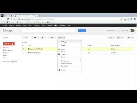 Google Drive Tutorial: Creating a Shared Course Folder