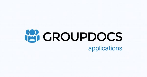 Online file conversion | Free GroupDocs Apps