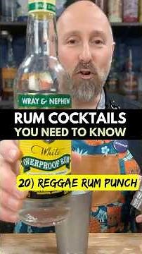 How to make a REGGAE RUM PUNCH - Rum Cocktails YOU need to know pt20