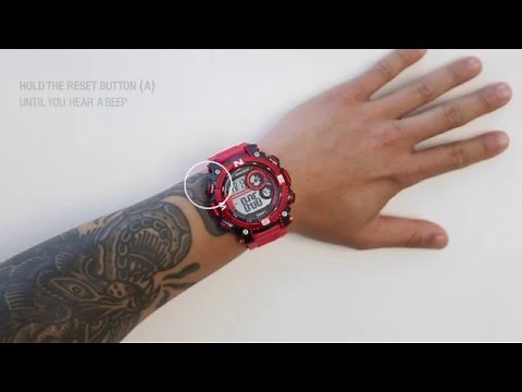 How to set the time on your Armitron Pro-Sport digital watch