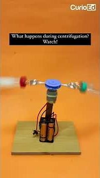 Watch how a centrifugal machine works!