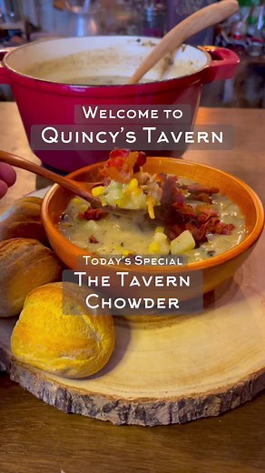 Tavern Chowder Recipe - Creamy Potato Bacon Soup