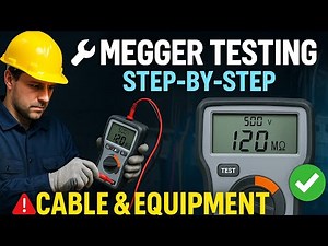 Megger test for cables | Megger testing procedure