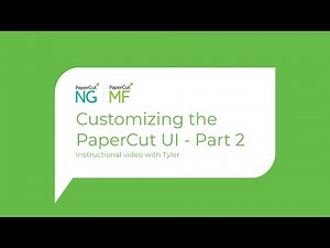 Add Advanced Branding to PaperCut NG/MF (2/2)
