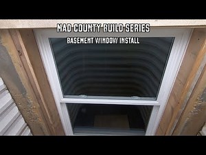 Basement Window Install