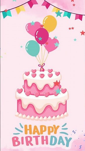 Happy Birthday Greetings Animation | Colorful Happy Birthday Animated Video #birthdaygreeting