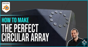How to make the perfect circular array in Blender