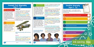 Example Text: Biography (Ages 9 - 11)