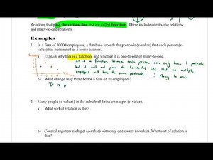 Year 11 Adv Functions and Graphs 9 - Four types of relations