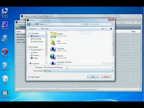 Print Envelope software
