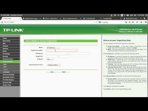 How to block website from router