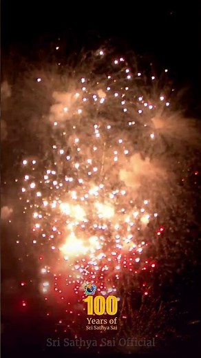 Grand Laser Show & Fire Crackers | Bhagawan's 100th Birthday Celebrations