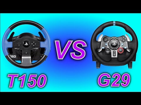 Thrustmaster T150 vs Logitech G29 - wheel review and comparison