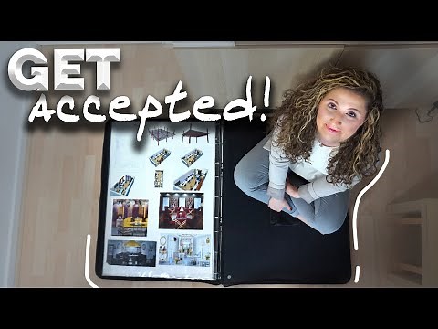Create the BEST interior design portfolio / HOW TO GET INTO DESIGN SCHOOL