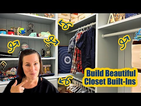 7 Best DIY Closet Design Ideas For Beautiful Built In Closets & Better Closet Organization!
