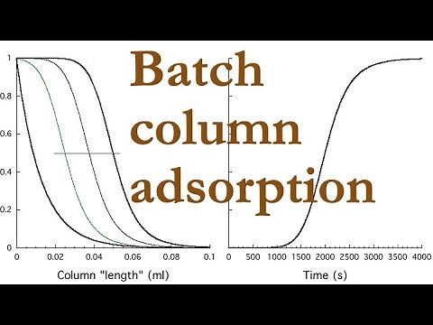 Batch column adsorption intro