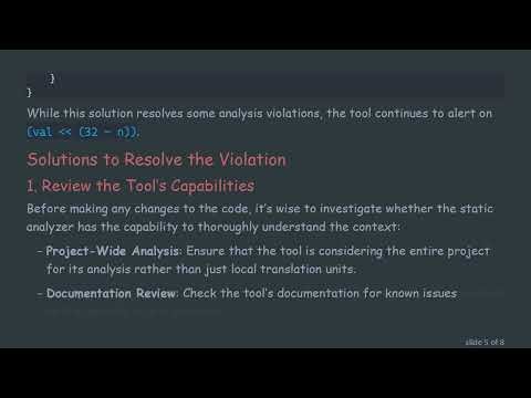 Resolving MISRA2004-12_8-3 Static Analysis Violations in C Code