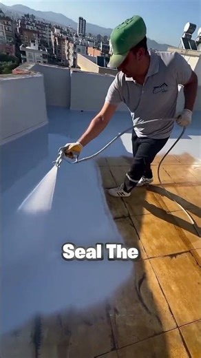 Satisfying Roof Waterproofing 🌧️🏠