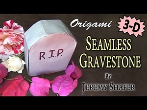 Origami Seamless Gravestone