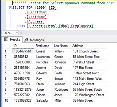 Understanding different SQL Server database states