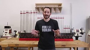 Space Saving Parallel Clamp Rack Plans | FixThisBuildThat