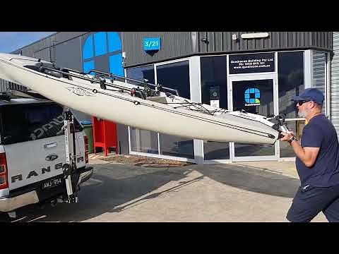Will-I-Loader Kayak Loader - Demonstration Loading and Unloading Heavy Kayak