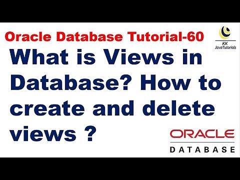 What is Views in Database How to create and delete views || Oracle Database Tutorial