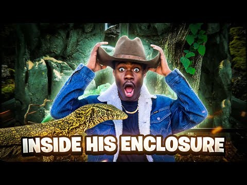 I Spent 24 Hours Inside My Nile Monitor Enclosure